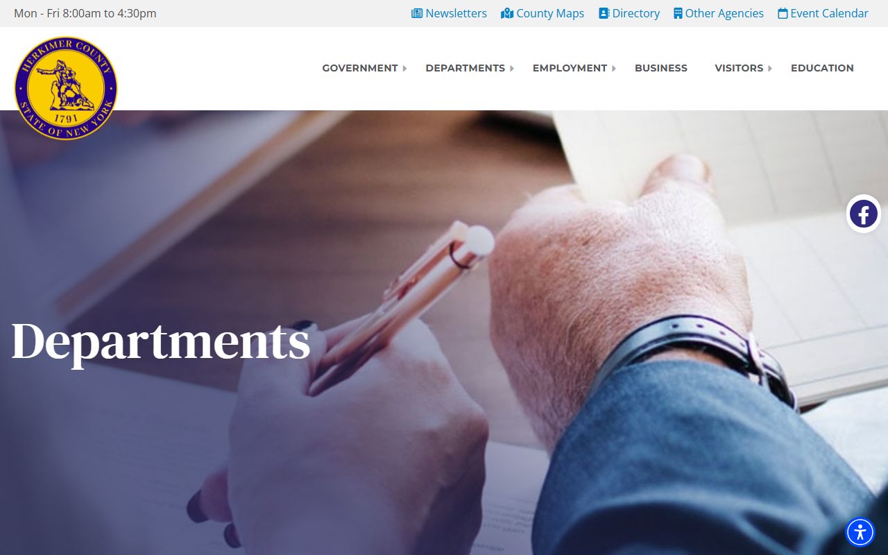 Herkimer County Sheriff's Office website for jail mugshots and inmate records