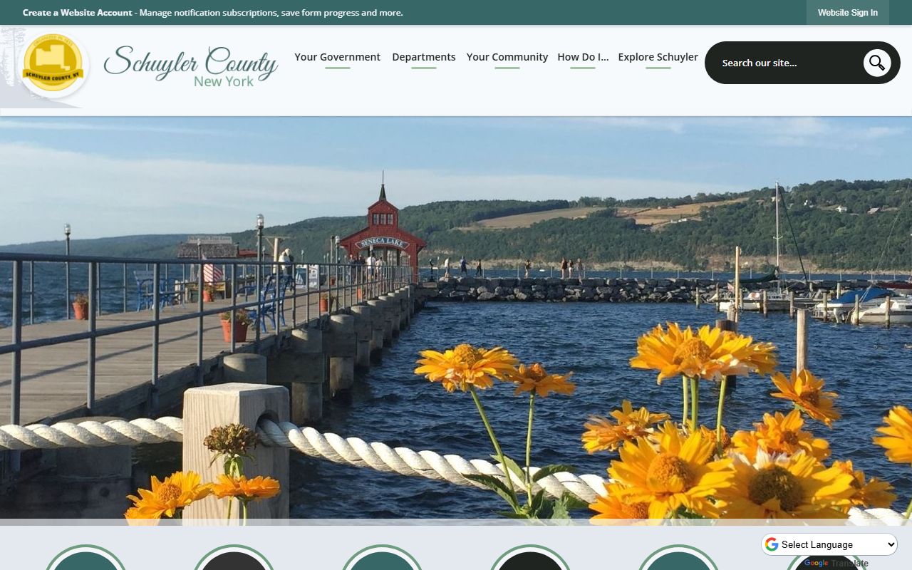 Schuyler County Sheriff's Office website used for jail mugshots research